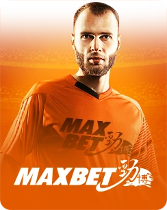 Male athlete in an orange jersey with the Maxbet logo, representing Maxbet sports betting platform.