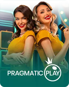 Two smiling female live hosts representing Pragmatic Play, a leading provider of online casino games.