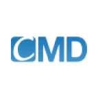 CMD logo in blue with a modern design on a white background.